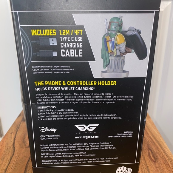 BOBA FETT STAR WARS CONTROLLER / PHONE HOLDER - CABLE GUYS - Picture 5 of 5